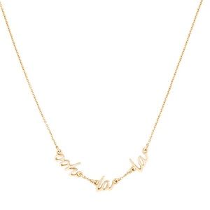 Kate Spade Ooh La La Necklace Goldtone
